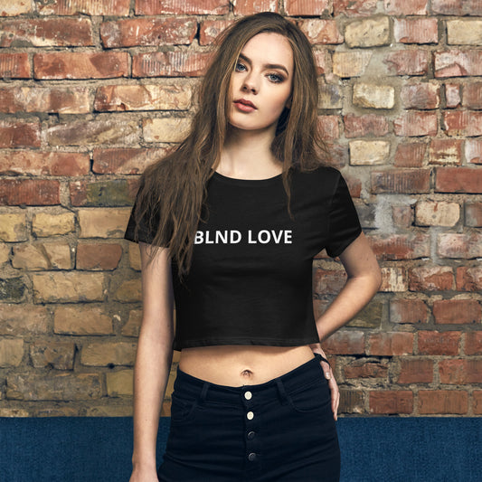 Women’s "BLND LOVE" Crop Tee